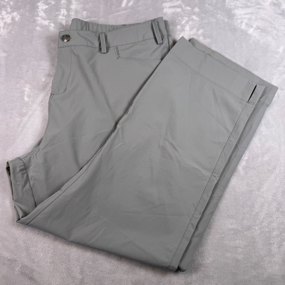 Willit Womens XXL Grey Hiking Travel Pants Straight Leg Stretch Cargo Pocket